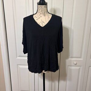 Cabi Cabana Top in Black size Large